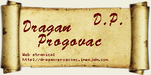 Dragan Progovac vizit kartica